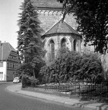 St. Aegidius-Kirche, Wiedenbrück: Teilansicht mit Apsis