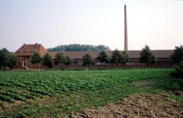 Holzverarbeitende Industrie in Havixbeck: Furnierwerk Wehmeyer, gegründet 1924 - Werksgebäude um 1960