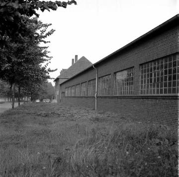 Holzverarbeitende Industrie in Havixbeck: Furnierwerk Wehmeyer, gegründet 1924 - Werksgebäude um 1960