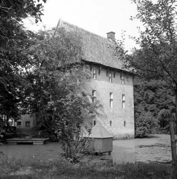 Alter Speicher des Pröbstinghofes, einzig erhaltenes Gebäude der heute als Erholungsheim für Franziskanerinnen genutzten Hofanlage