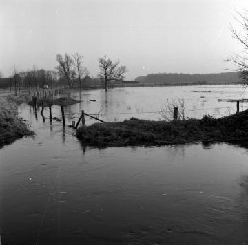 Emmerbach in Münster-Amelsbüren: Hochwasser 1962