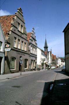 Giebelhäuser am Markt in Burgsteinfurt