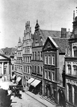 Giebelhäuser am Roggenmarkt (Ostseite)