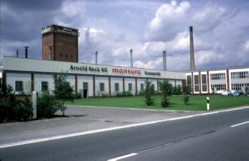 Werkgebäude der Arnold Kock KG in Borghorst (Kunststoff-Fabrikation)