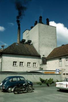 Rheda: Werksgebäude der Fleisch- und Wurstwarenfabrik