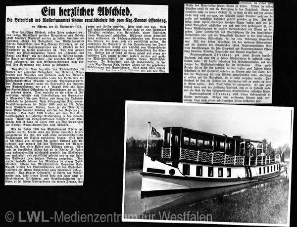 03_3171 Wasserbauamt Rheine, Fotoalbum für Amtsvorstand Theodor Offenberg zum 25-j. Dienstjubiläum 1931