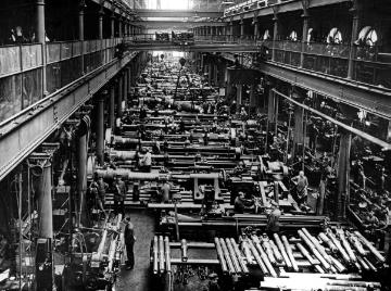 Rüstungsindustrie im Ersten Weltkrieg: Kanonenwerkstatt Krupp in Essen