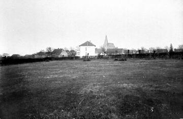 Westerkappeln in Ansichten von 1897: Ortsrand mit Blick zur ev. Stadtkirche