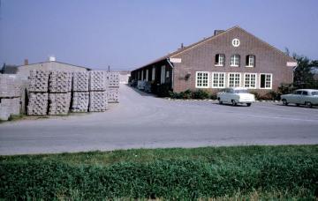 Gewerbebetriebe in Telgte, 1965: Firma Bruns, Mühlsteinfabrikation