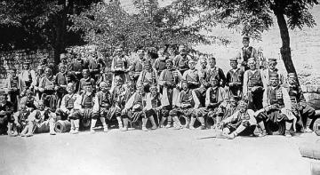 Kriegsjahr 1914: Montenegrische Landwehr, Verbündete der serbischen Armee