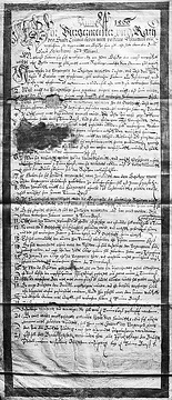 Satzung einer Schützengilde aus Lünen von 1566