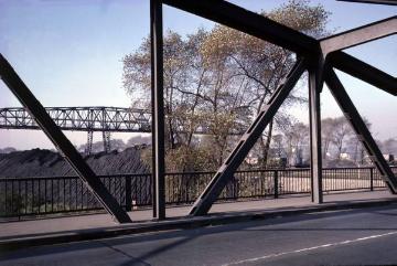 Stahlträger einer Brücke