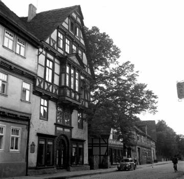 Das "Tilly-Haus", Westerbachstraße 33: Fachwerkbau von 1610, während des Dreissigjjährigen Krieges zeitweise Quartier des Feldmarschalls Tilly