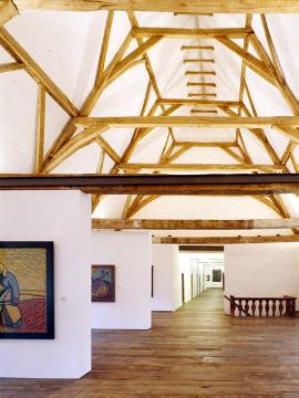 Denkmalschutzmaßnahme im Kulturzentrum Kloster Bentlage: Neue Deckenabstützung im Museumstrakt