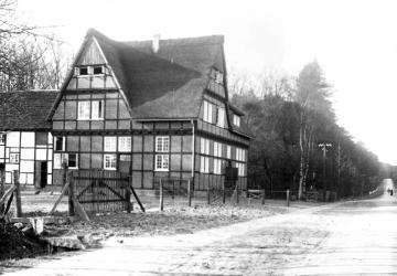 Gasthaus Rasch (vorher Fimpler, Fimpeler) in der Haard an der Landstraße zwischen Marl-Sinsen und Haltern