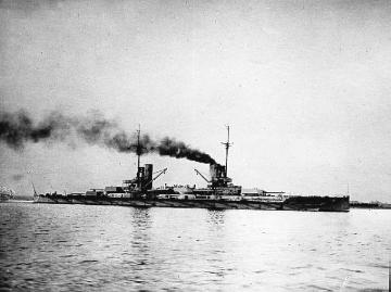 Kriegsschauplatz Skagerrak 1916: Flaggschiff von Admiral Scheer, die "Friedrich der Große"