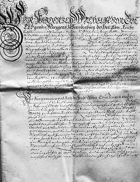 Verordnung des Großen Kurfürsten Friedrich Wilhelm I. vom 18. Januar 1649 an die Krämerzunft
