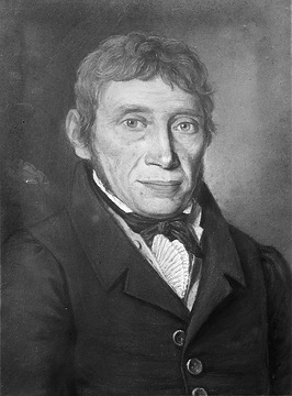Kaufmann Johann Dietrich Flume, Brustportrait, 19. Jh. (Fotografie einer unbekannten Abbildung)