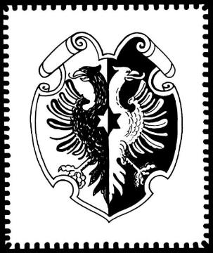 Die Hanse: Das Wappen des hansischen Kontors in Brügge, Belgien