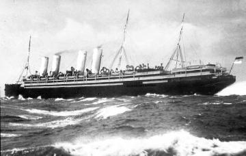 Die Hanse: Schnelldampfer "Kronprinzessin Cecilie" der Reederei Norddeutscher Lloyd