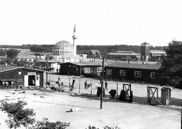 Ersten Weltkrieg: Gefangenenlager Wünsdorf (Zossen-Wünsdorf, Brandenburg) mit Moschee, Lager für kriegsgefangene Muslime