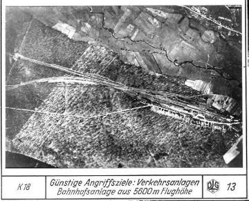 Luftschutz 1933: Bahnhof, eine Verkehrsanlage als mögliches Ziel feindlicher Luftstreitkräft