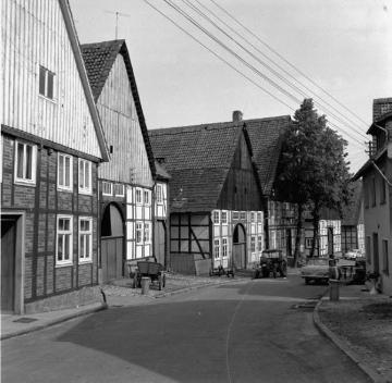 Nieheim, 1968: Ackerbürgerhäuser in der Altstadt
