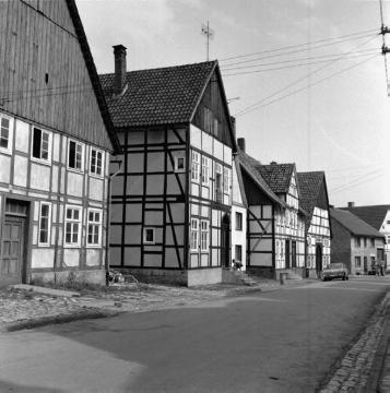 Nieheim, 1968: Ackerbürgerhäuser in der Altstadt