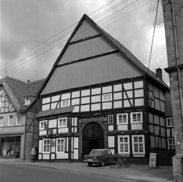 Nieheim, Hauptstraße 32: Gasthaus "Ratskrug" im Jahre 1968