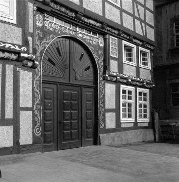 Nieheim, Hauptstraße 32: Gasthaus "Ratskrug" im Jahre 1952