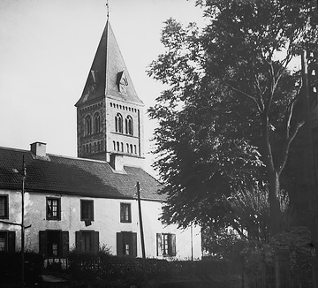 Turm der ev. Pfarrkirche, um 1930?