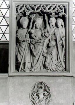 Epitaph des Wilhelm von Westphal in der Westphalen Kapelle im Kreuzgang des St. Liborius Domes
