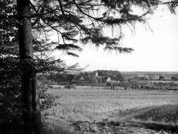 Das Dorf Schapdetten (Nottuln) im Stevertal, 1940er Jahre