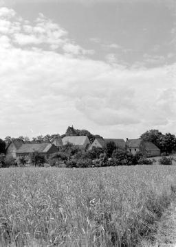 Das Dorf Schapdetten (Nottuln) im Stevertal, 1940er Jahre