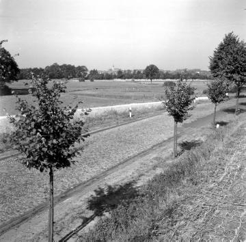 Greven, 1963, Stadtansicht von Südosten