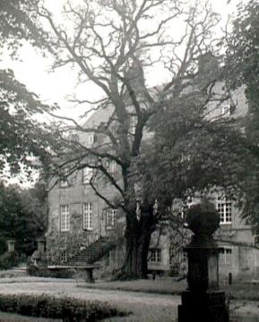 Schloss Surenburg bei Riesenbeck: Gartenfront des Seitenflügels, um 1940?