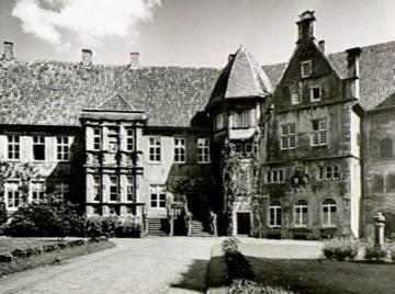 Schloss Steinfurt, hofseitige Ansicht der Hauptburg