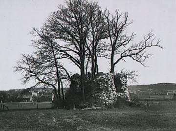 Der "Heidenturm", Überreste einer Burganlage