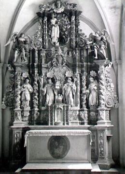 Ordensaltar (um 1720) in der Mariae-Empfängnis- Kirche, Marienfeld (Ostkapelle)