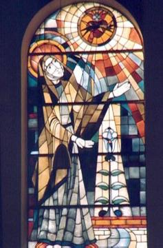 Glasmalerei: Fenster der Kirche in Hövelriege
