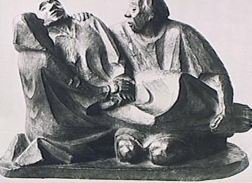 Der Tod: 1925, Bronzeskulptur von Ernst Barlach