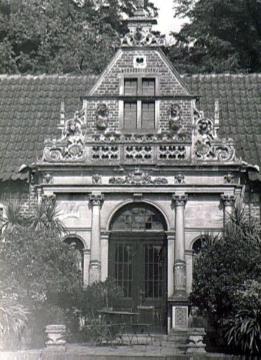 Haus Ruhr (auch "Haus Offer"), Portal der Bibliothek, um 1930?