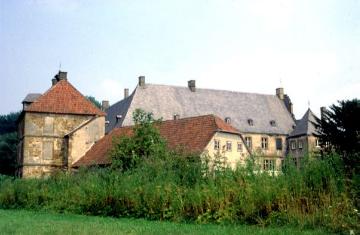 Teilansicht von Schloss Tatenhausen bei Bokel