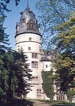 Schlossturm des Fürstliches Residenzschlosses, ehemaliger Bergfried aus dem 14. Jahrhundert