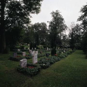 Der Hauptfriedhof in Wambel