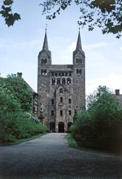 St. Stephanus und Vitus-Kirche, Westwerk, 1965 (ehemalige Benediktinerabtei Kloster Corvey)