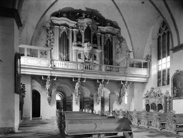 Kirche St. Stephanus bei Kloster Corvey: Orgel der ehemaligen Abteikirche