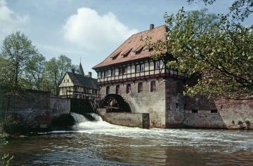 Schloss Steinfurt: Schlossmühle mit Blick über den Fluss Aa