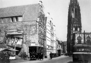 Prinzipalmarkt: Wiederaufbau der Westseite (1950)