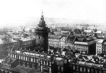 Kriegsschauplatz Polen 1914: Stadtansicht von Krakau